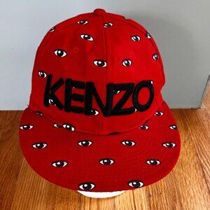 Official Kenzo Paris “Eye” print Cap, one size fits all.